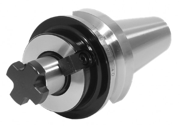 Face mill holder MAS BT50, D:40 mm / A:50 mm
