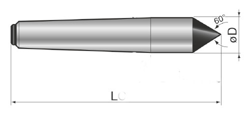 Fixed centre DIN 806 MT3, type 503