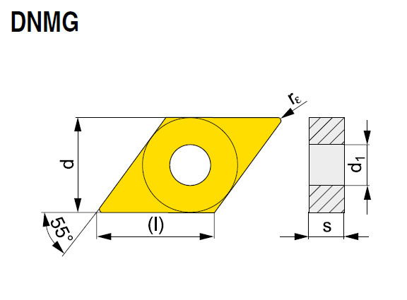 Pramet Wendeschneidplatte DNMG 110412E-M T9315