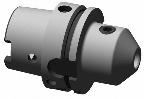 End mill adapter, HSK-A 63, Ø 20 mm / A 100 mm