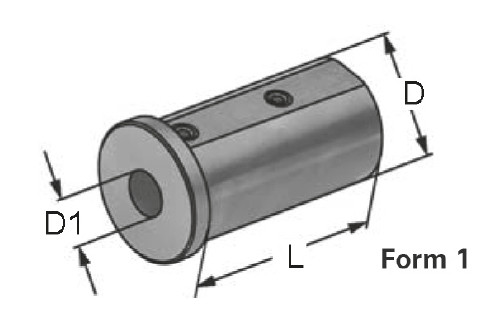 Reduction sleeve 40 / 10 mm for boring bar holders