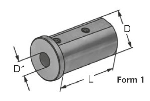 Reduction sleeve 25 / 10 mm for boring bar holders