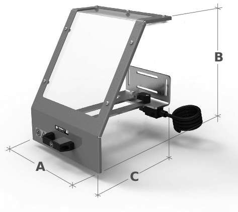 Safety guard 400 x 400 mm