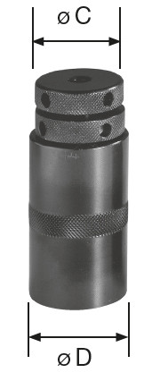 Magnetic leveling screw, range 86 - 116 mm