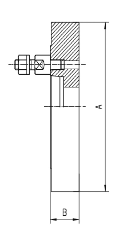 Adaptor plate DIN 55027, Ø 315 mm Taper 11