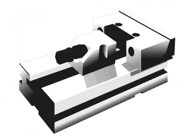 Modular vice, movable jaw section type CMC 200