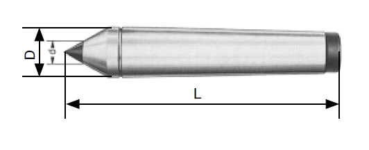 Fixed centre, type 503 DIN 806 E