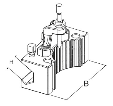 Bar holder H, type AaH 12-50