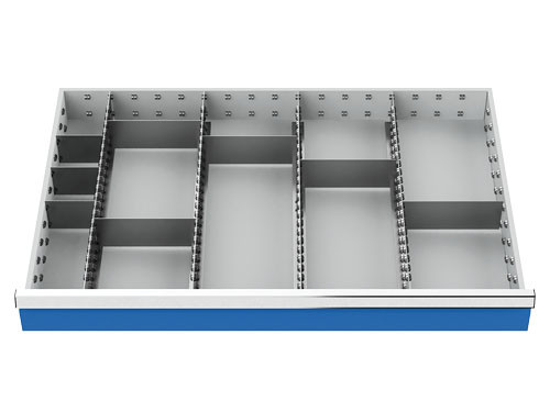 Metalleinteilung 12-teilig R 36-24 Schubladennutzmaß 900 x 600 mm