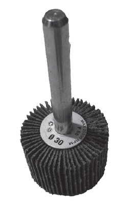 Rotating abrasive tool Ø 30 mm / grain 60
