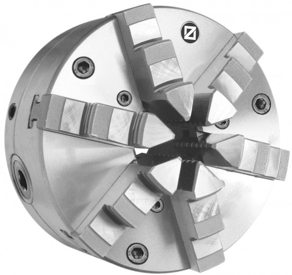 Six-jaw lathe chuck with fine adjustment 250 mm