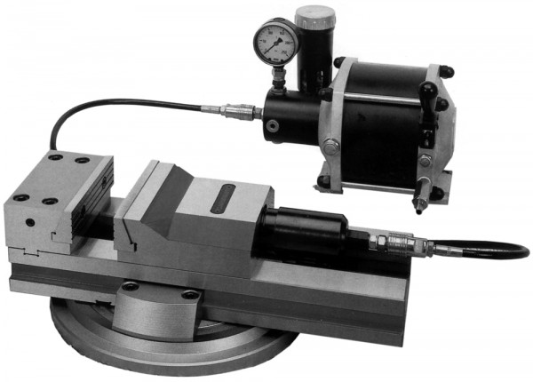 Precision vice with pull-down jaws type OSP.81-150