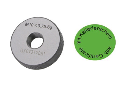 Gewinde-Gutlehrring M 6 x 0,35- 6g