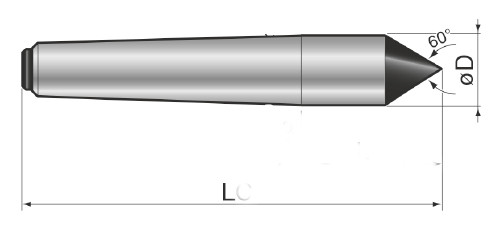 Fixed centre DIN 806 MT2, type 503