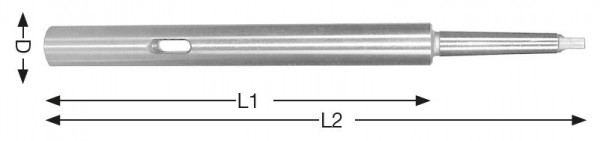 Drill and reamer extension, 4/4-350