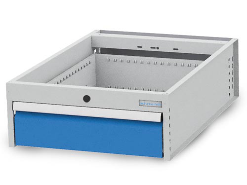 Hängeschubladenblock B 555 x T 736 x H 208 mm mit 1 Schublade