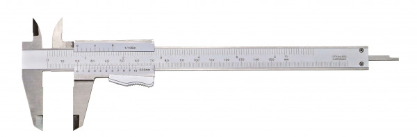 Vernier caliper 0-150 mm with auto lock DIN 862