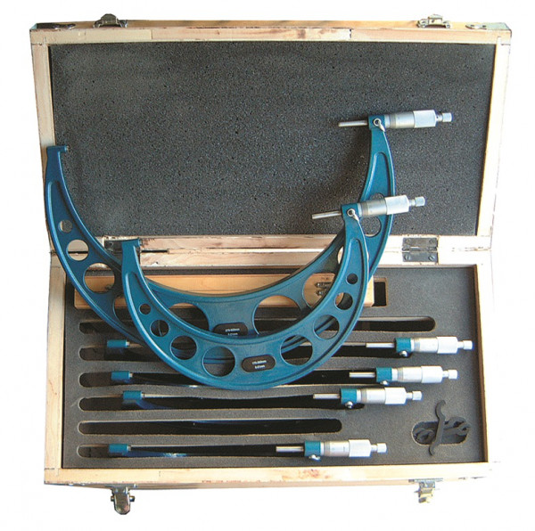 Outside micrometer set 150 - 300 mm 6 pieces DIN 863