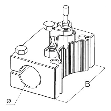 Schnellwechsel-Bohrstangenhalter CJ 40-160