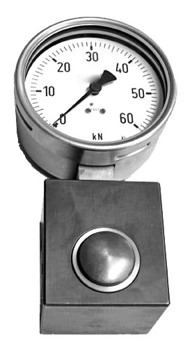 Clamping force meters for vices 1,0 - 10,0 kN