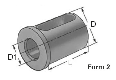 Reduction sleeve 25 / 16 mm for boring bar holders
